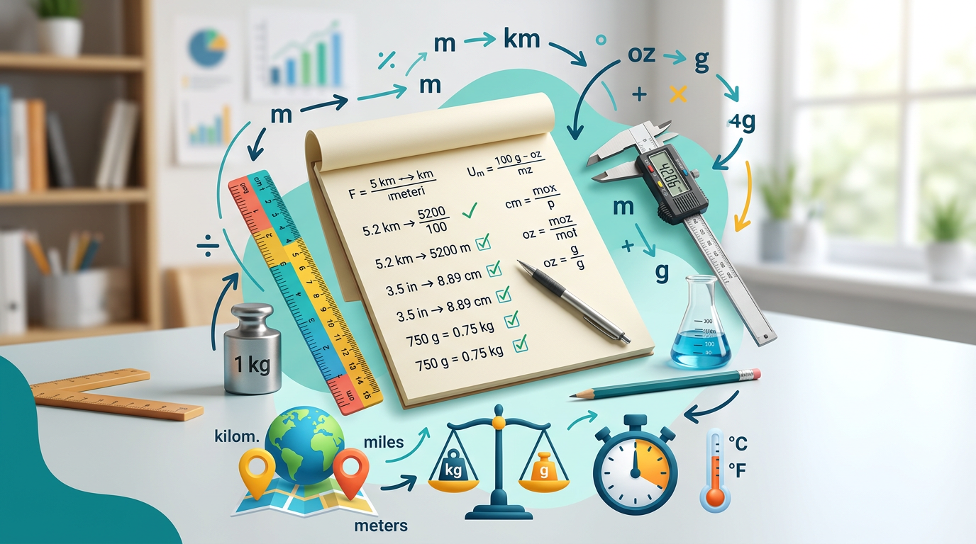 Unit Conversion Practice Questions with Answers