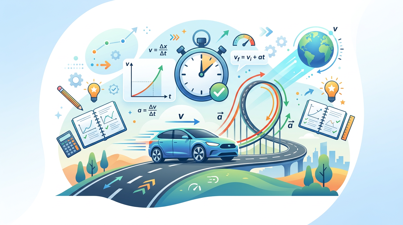 Velocity and Acceleration Practice Questions with Answers