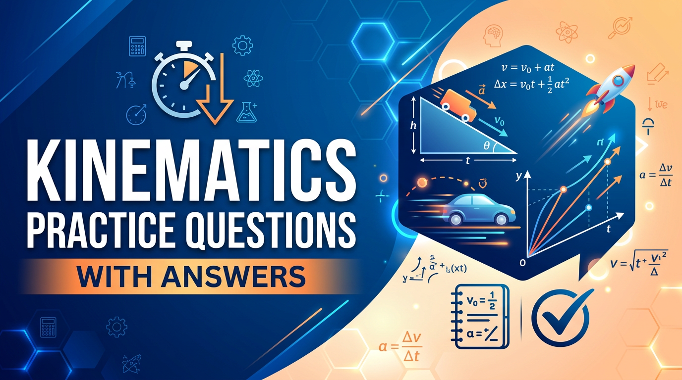 Kinematics Practice Questions with Answers