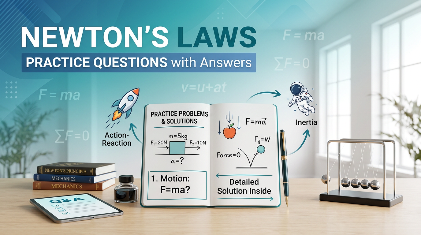 Newton’s Laws Practice Questions with Answers