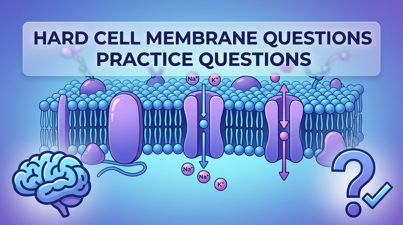 Hard Cell Membrane Questions Practice Questions