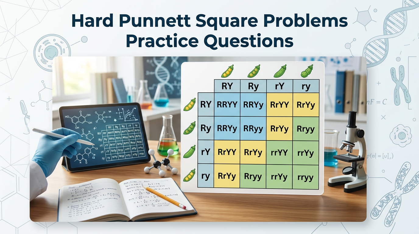 Hard Punnett Square Problems Practice Questions