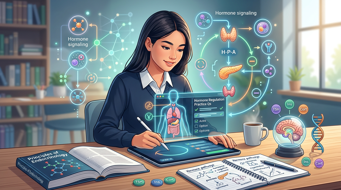 Medium Hormone Regulation Questions Practice Questions