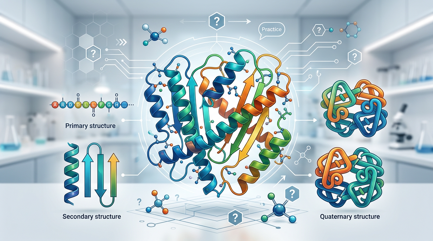 Medium Protein Structure Questions Practice Questions