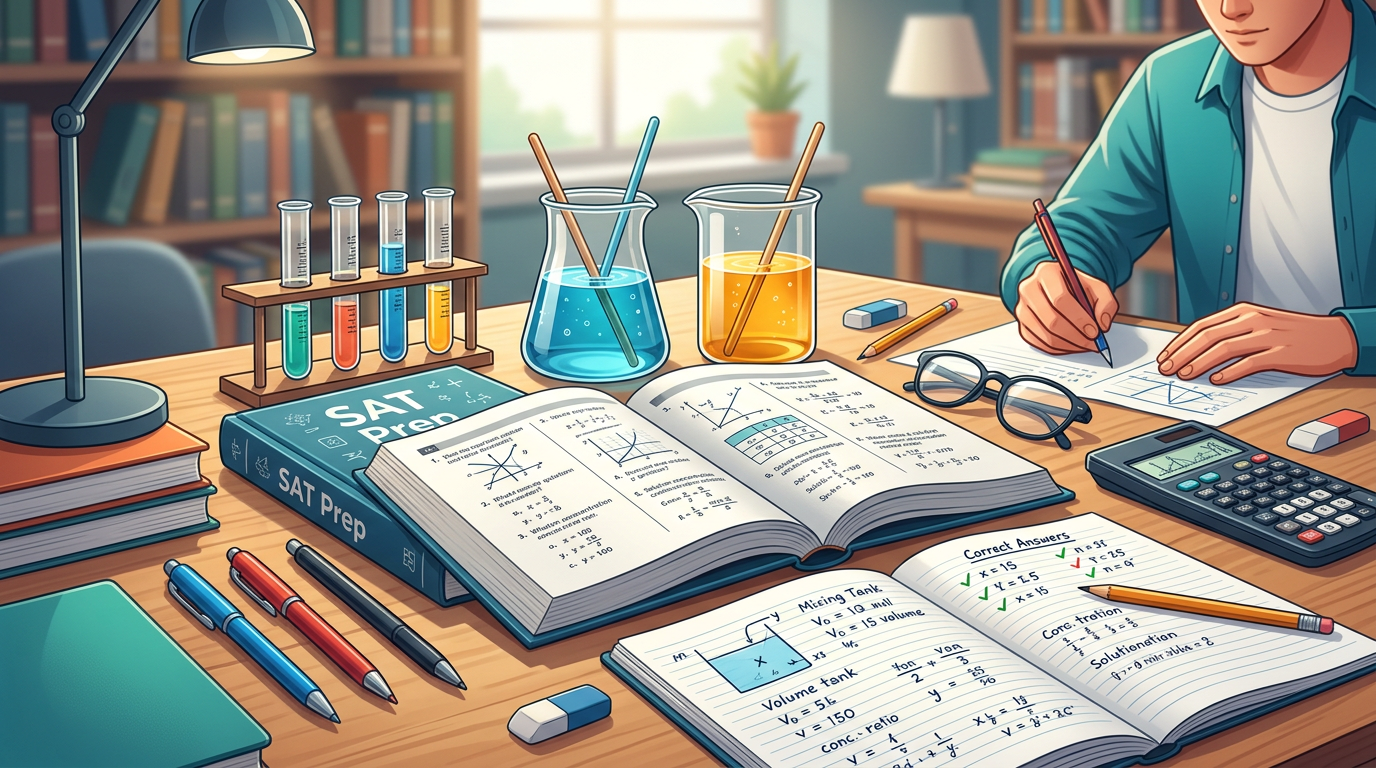 SAT Mixture Practice Questions with Answers