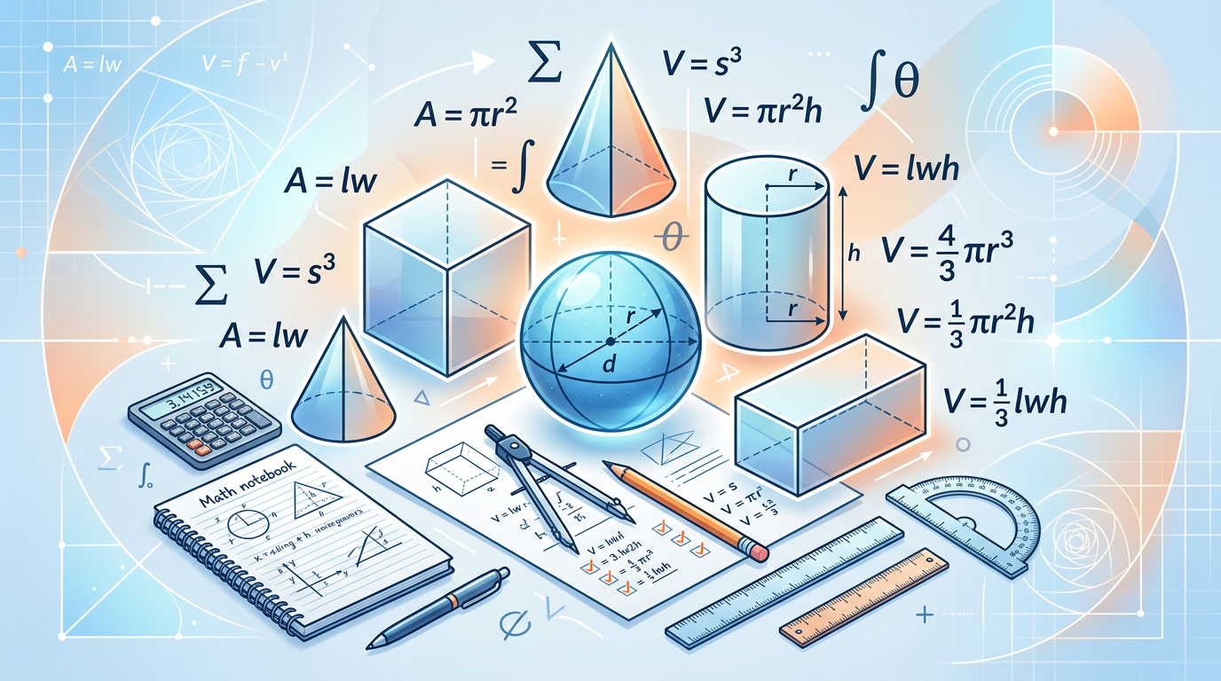 SAT Area and Volume Practice Questions with Answers