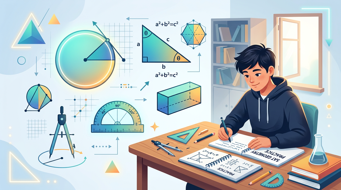 SAT Geometry Word Practice Questions with Answers