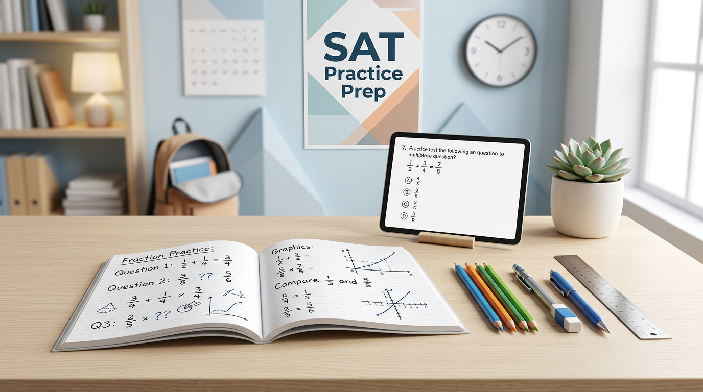 Easy SAT Fractions Practice Questions
