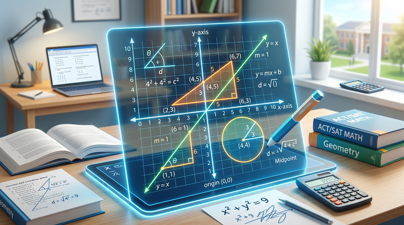 Medium SAT Coordinate Geometry Practice Questions