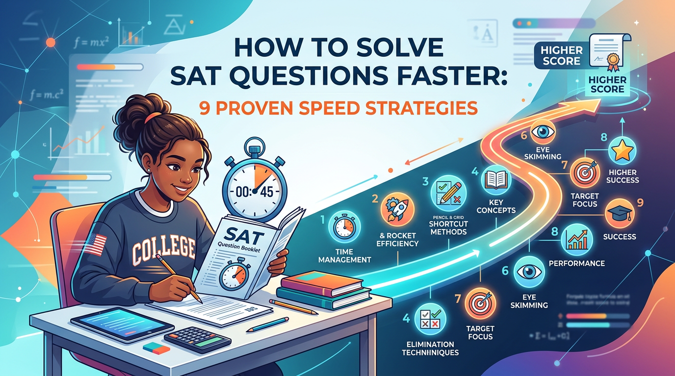 How to Solve SAT Questions Faster: 9 Proven Speed Strategies