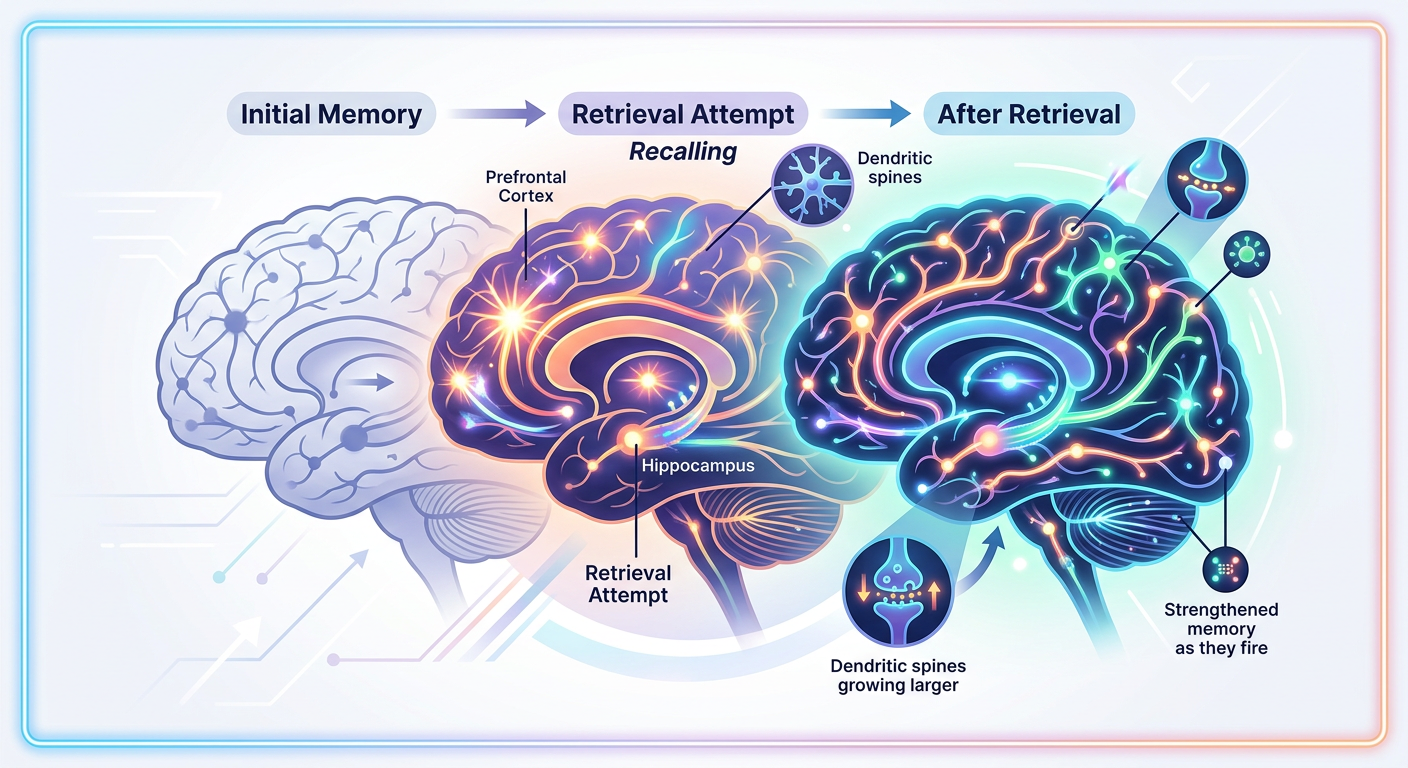 The Biological Impact: How the Brain Changes During Retrieval