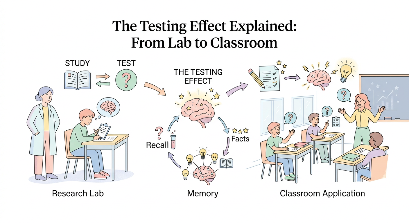 The Testing Effect Explained: From Lab to Classroom