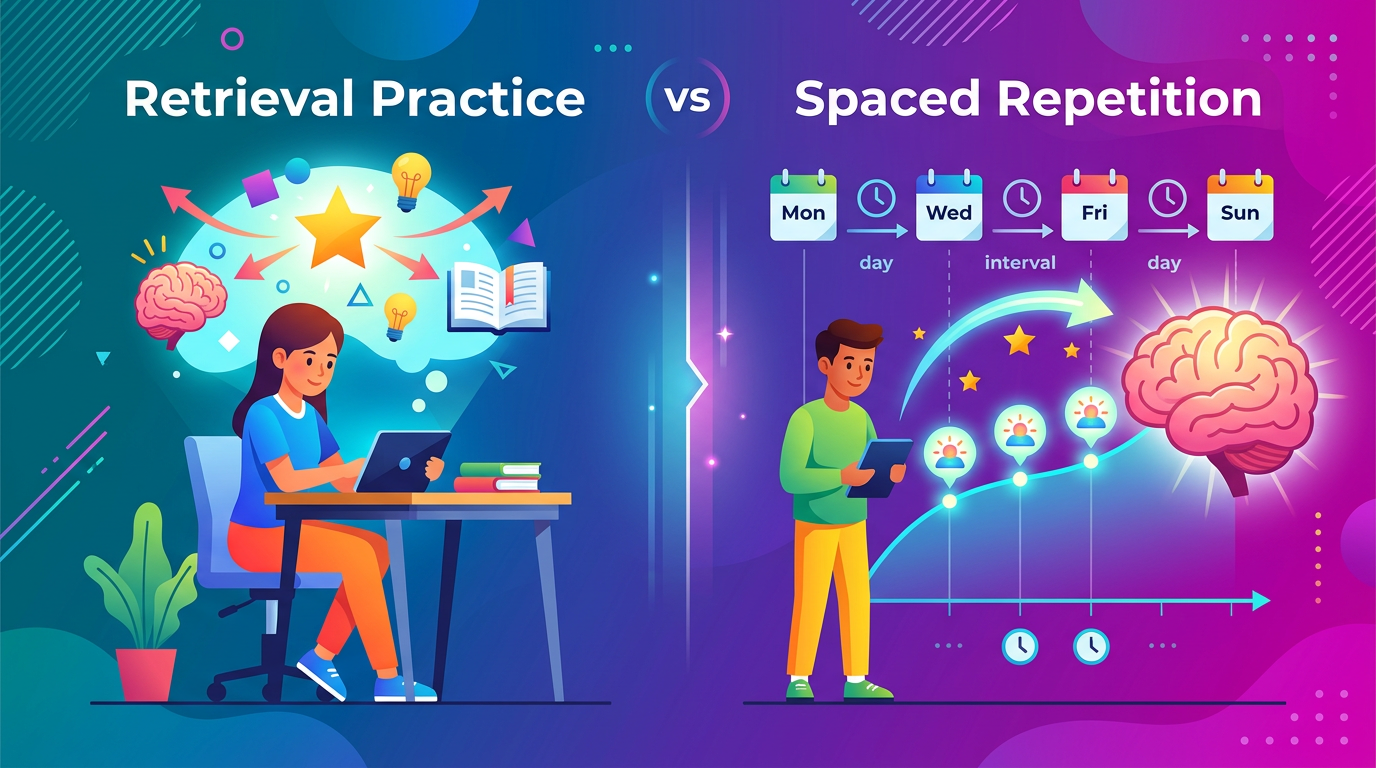 Retrieval Practice vs Spaced Repetition: The Ultimate Guide