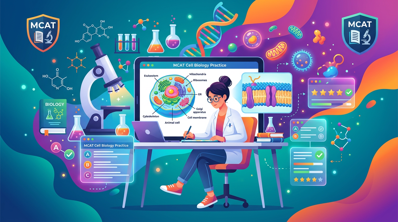 MCAT Cell Biology Practice Questions with Answers