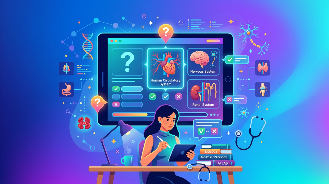 MCAT Physiology Practice Questions with Answers