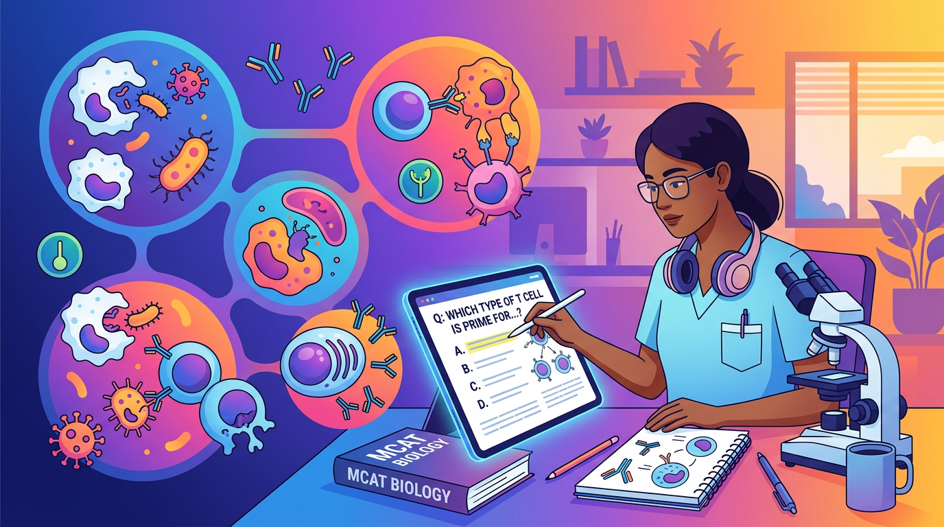 Medium MCAT Immune System Practice Questions