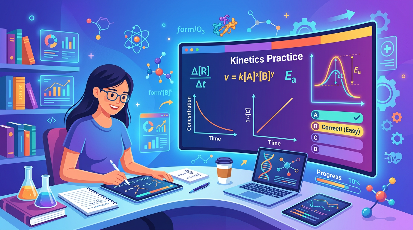 Easy MCAT Kinetics Practice Questions