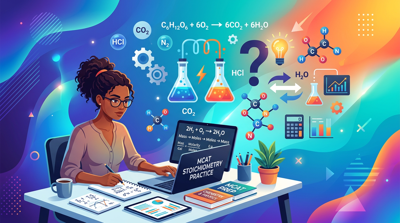 Hard MCAT Stoichiometry Practice Questions