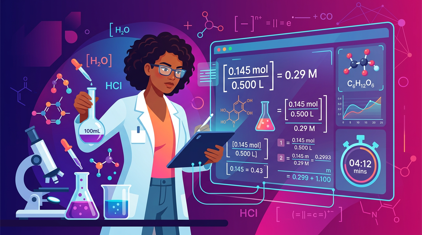 Hard MCAT Molarity Practice Questions