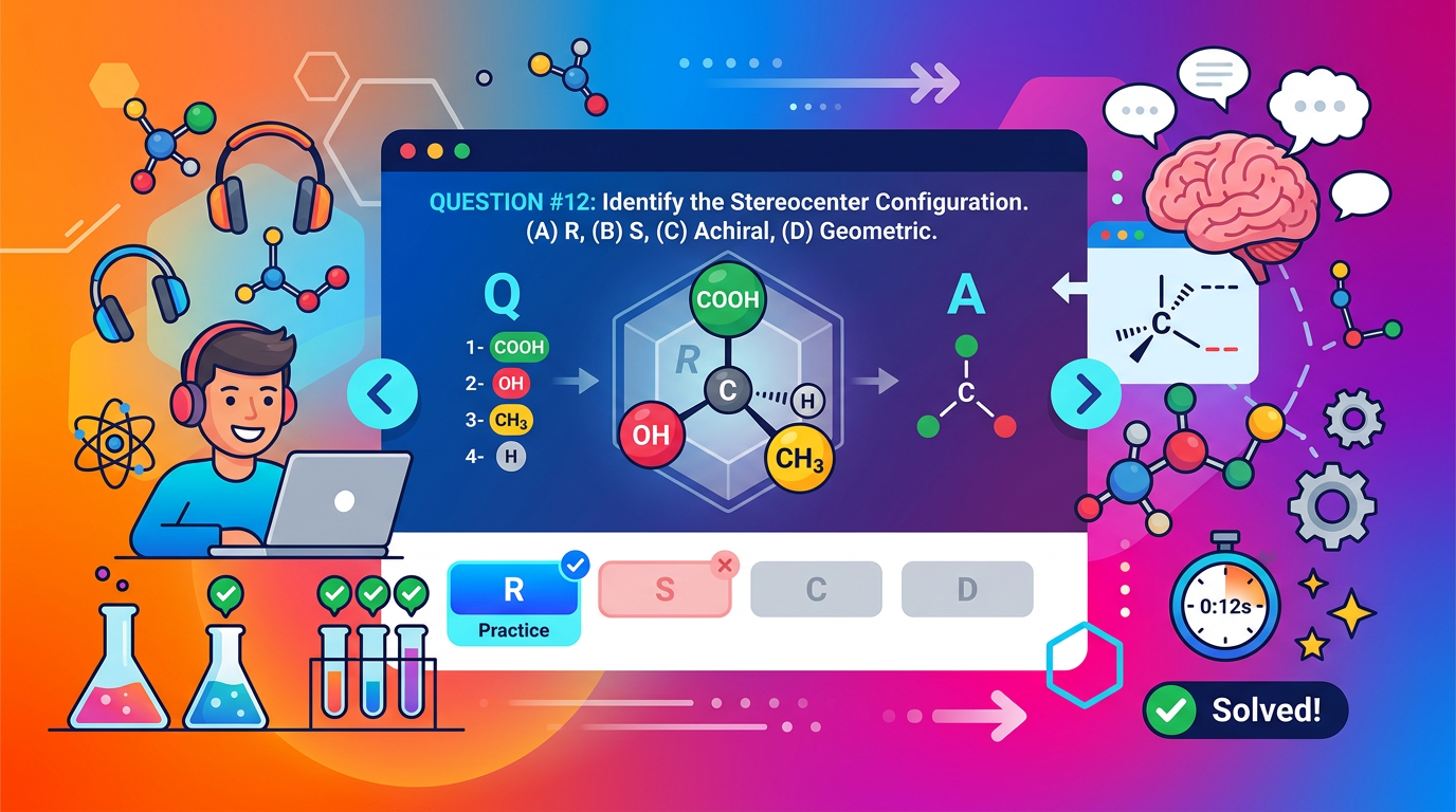 Easy MCAT Stereochemistry Practice Questions