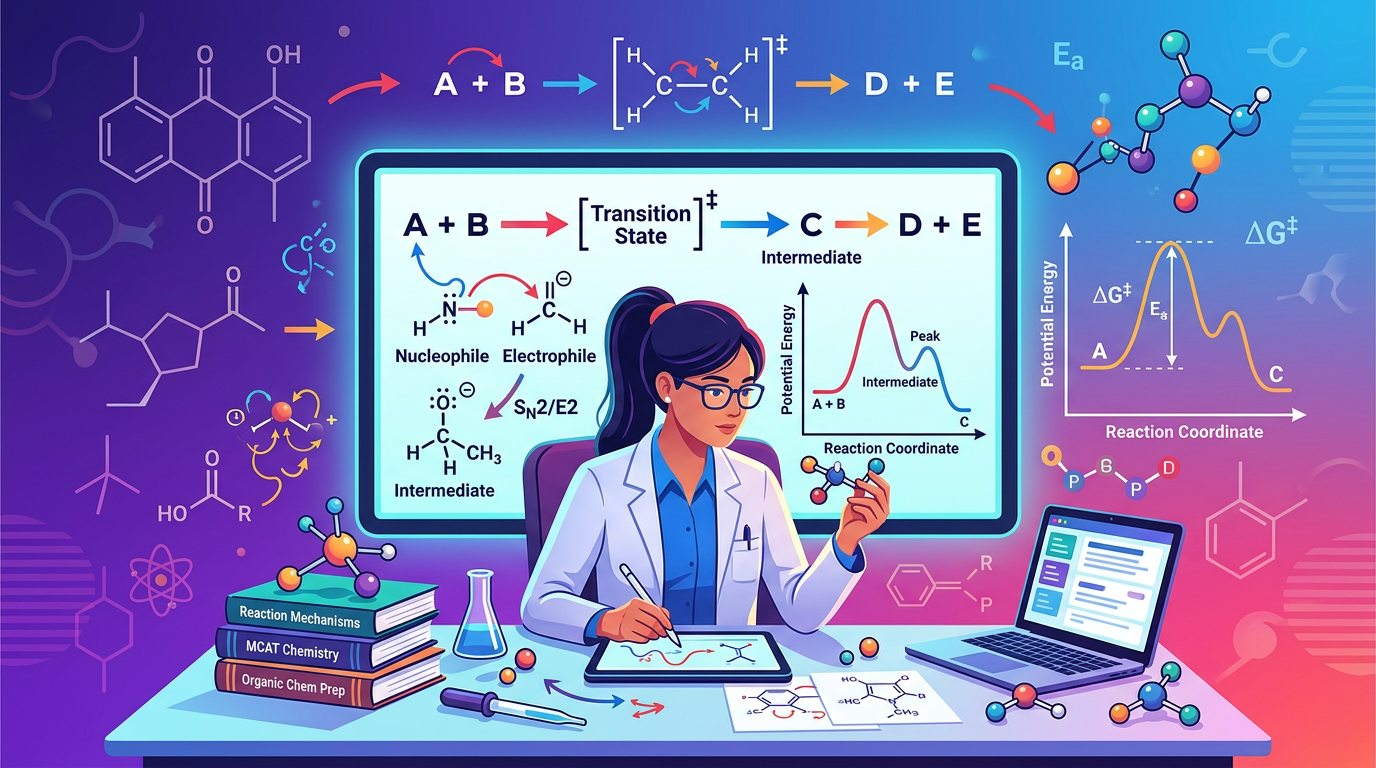Medium MCAT Reaction Mechanism Practice Questions