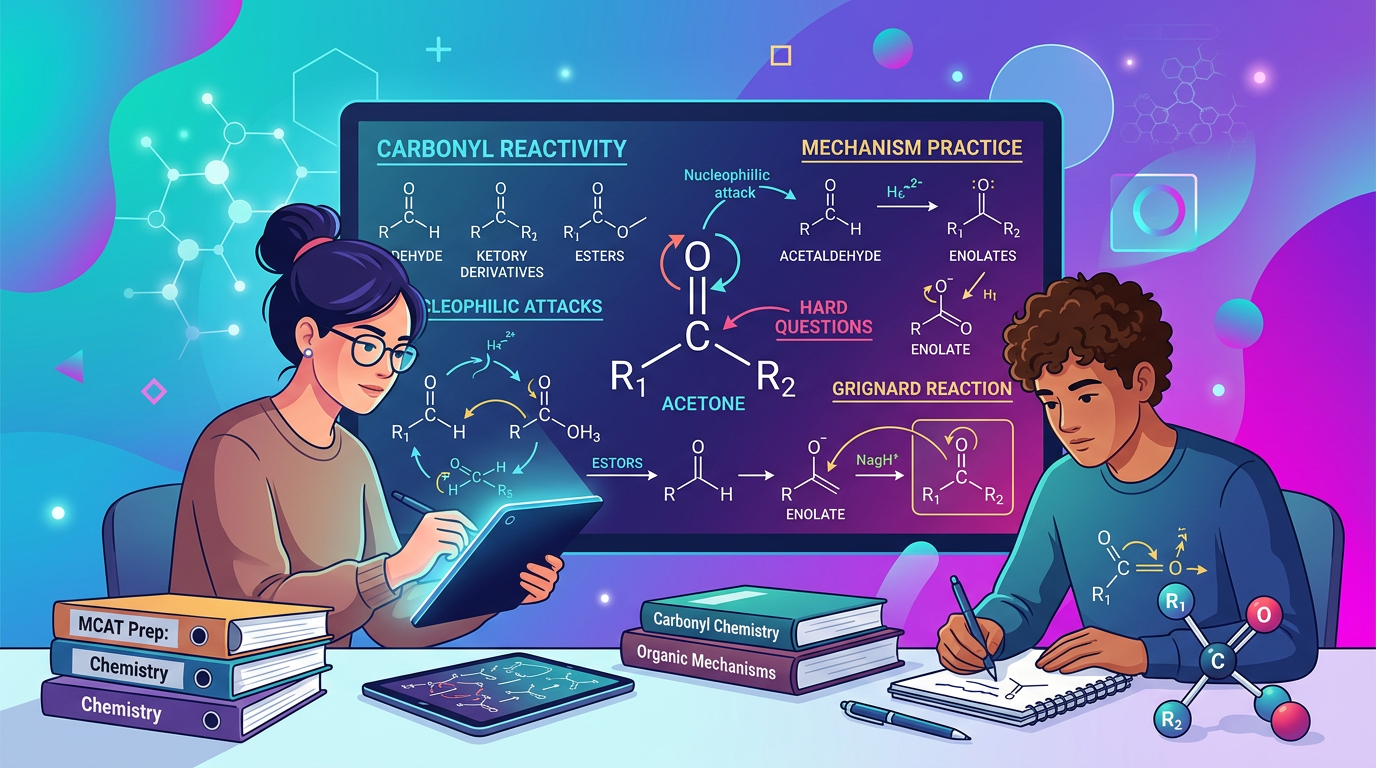 Hard MCAT Carbonyl Practice Questions