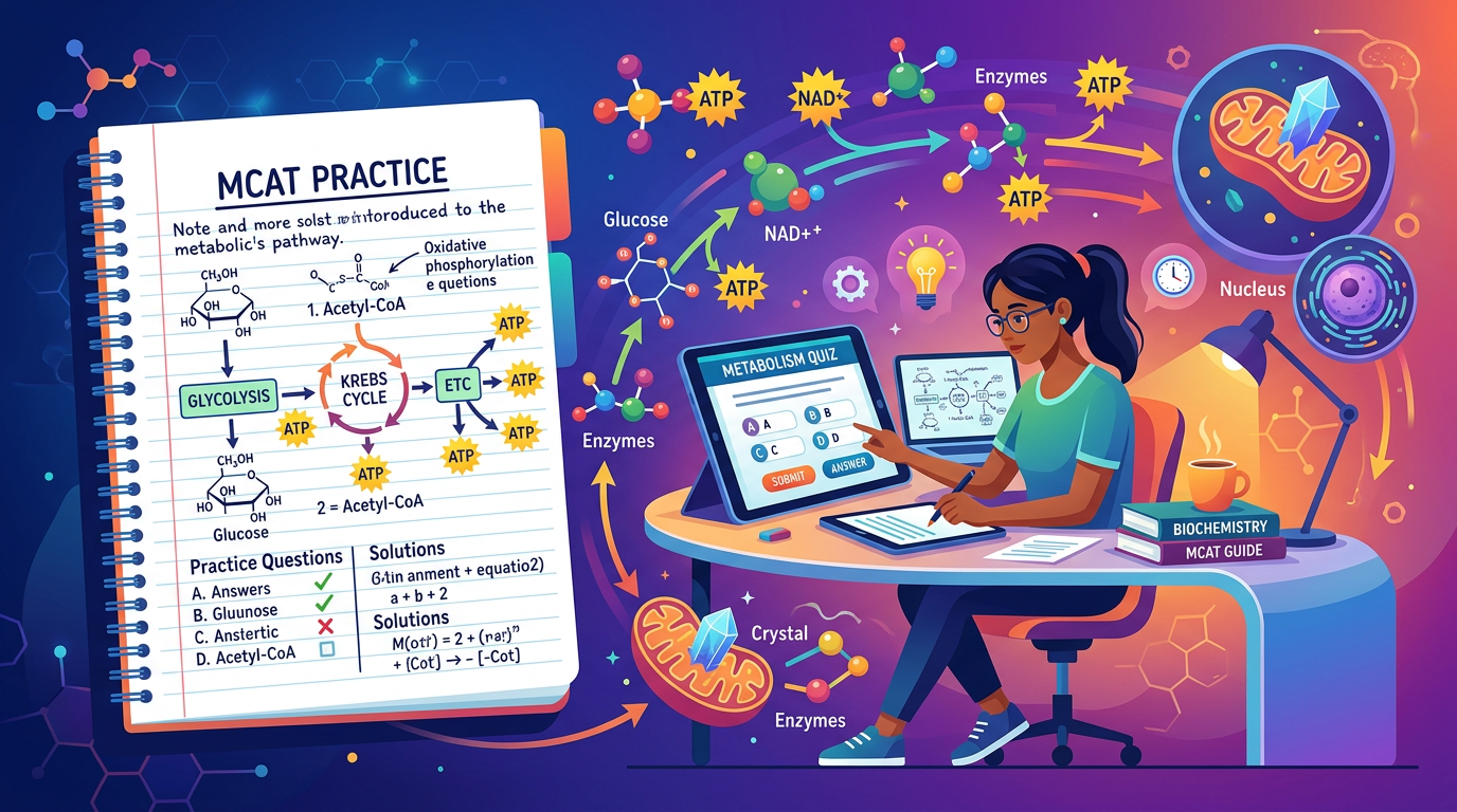 MCAT Metabolism Practice Questions with Answers