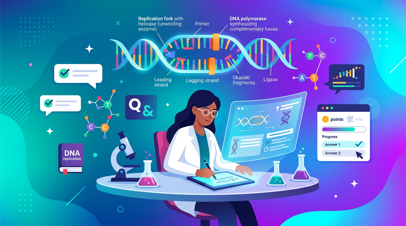 MCAT DNA Replication Practice Questions with Answers