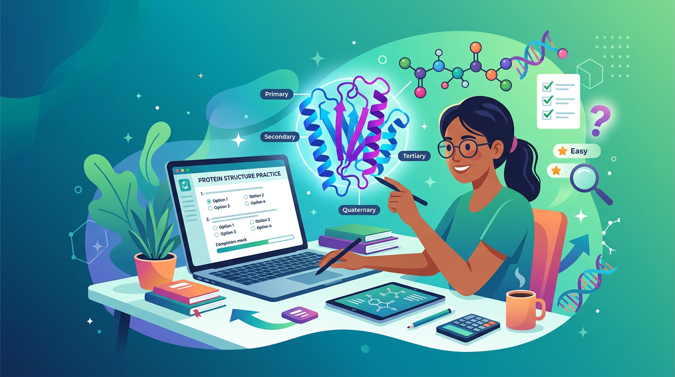 Easy MCAT Protein Structure Practice Questions