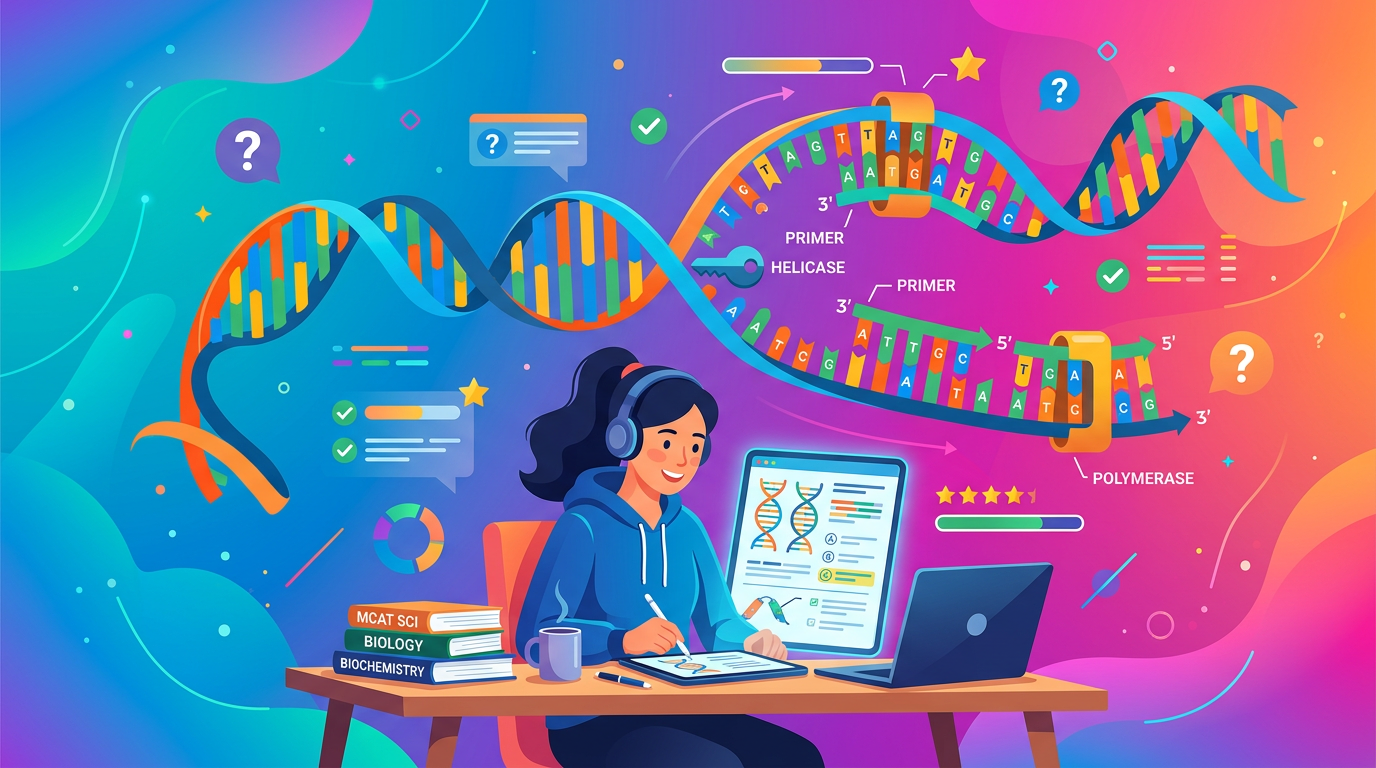 Easy MCAT DNA Replication Practice Questions