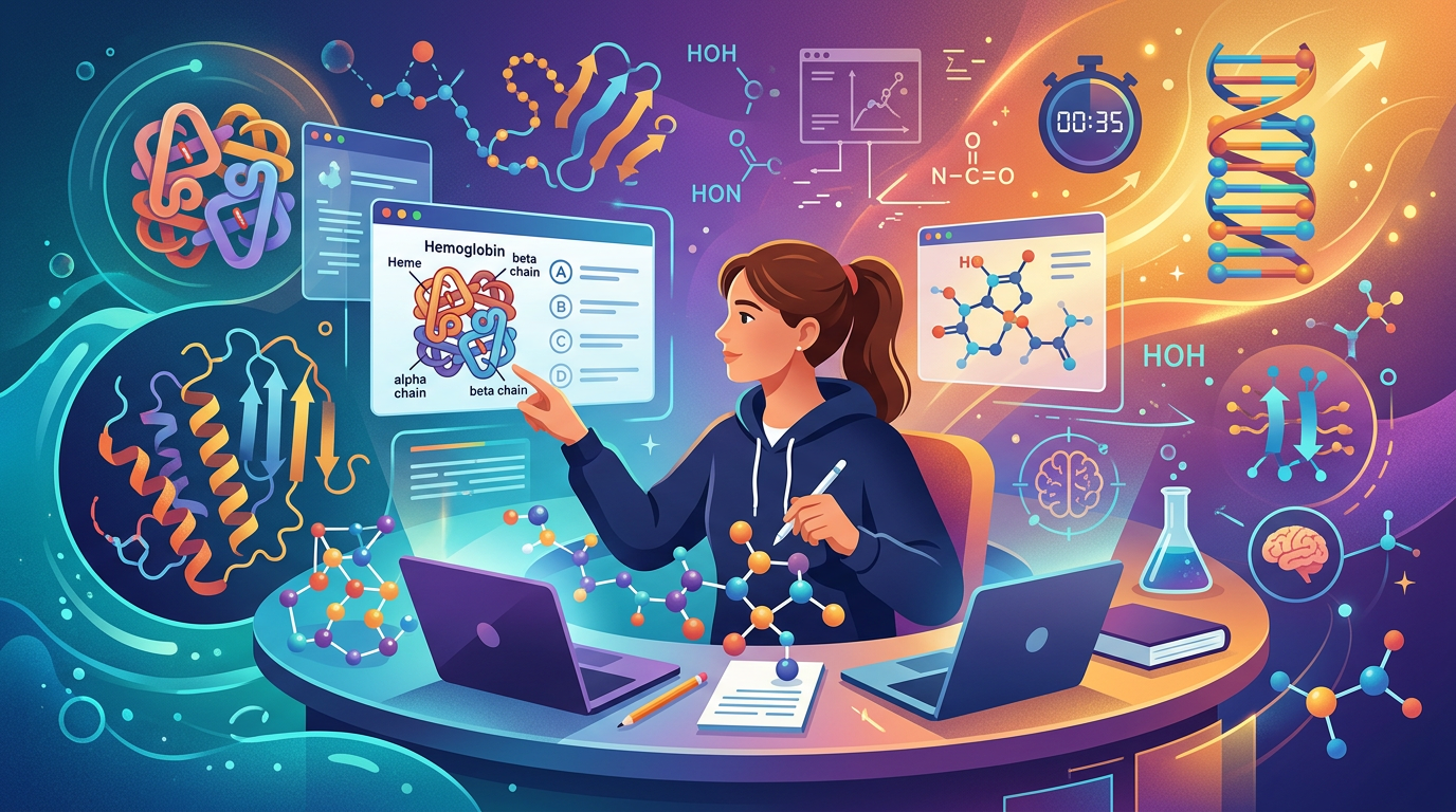 Hard MCAT Protein Structure Practice Questions
