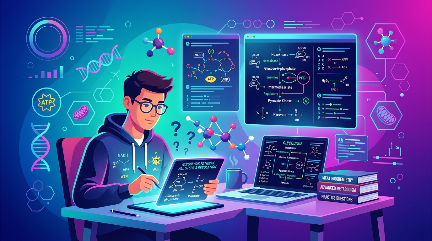 Hard MCAT Glycolysis Practice Questions
