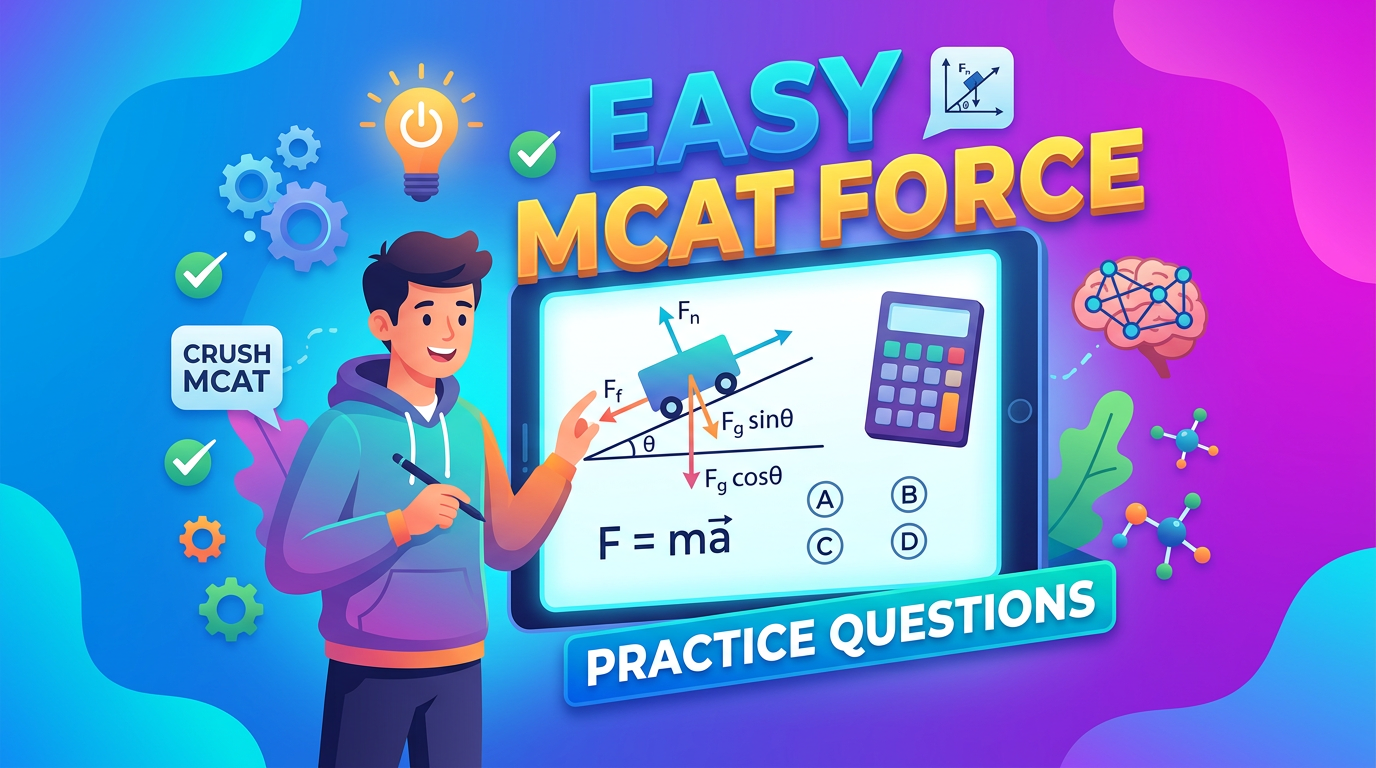 Easy MCAT Force Practice Questions