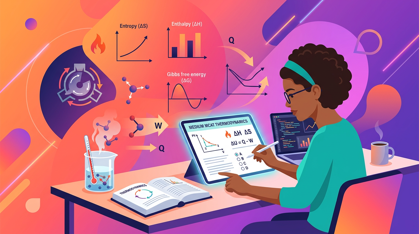 Medium MCAT Thermodynamics Practice Questions