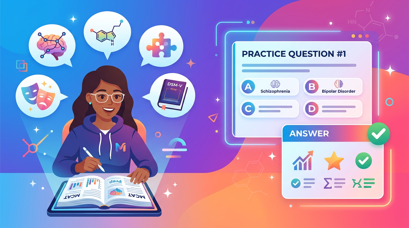 MCAT Psychological Disorders Practice Questions with Answers
