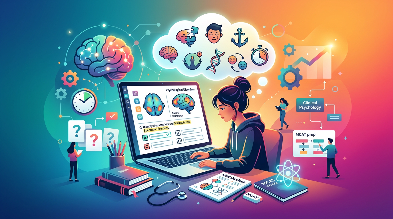 Medium MCAT Psychological Disorders Practice Questions