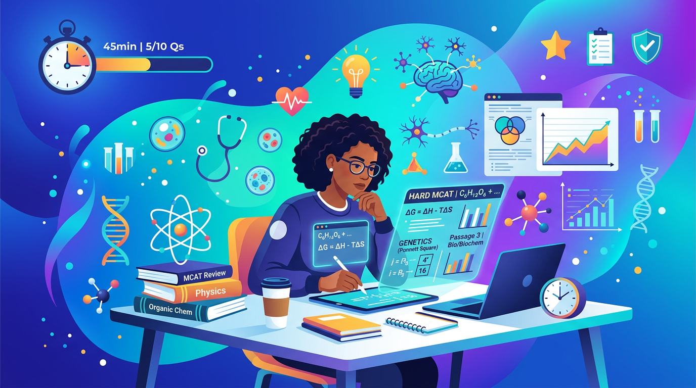 Hard MCAT Learning Practice Questions