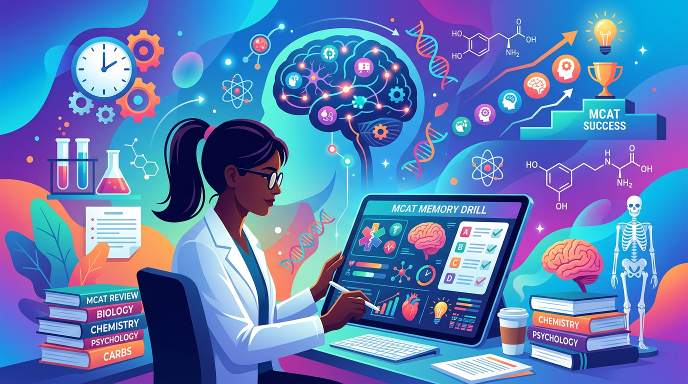 Hard MCAT Memory Practice Questions