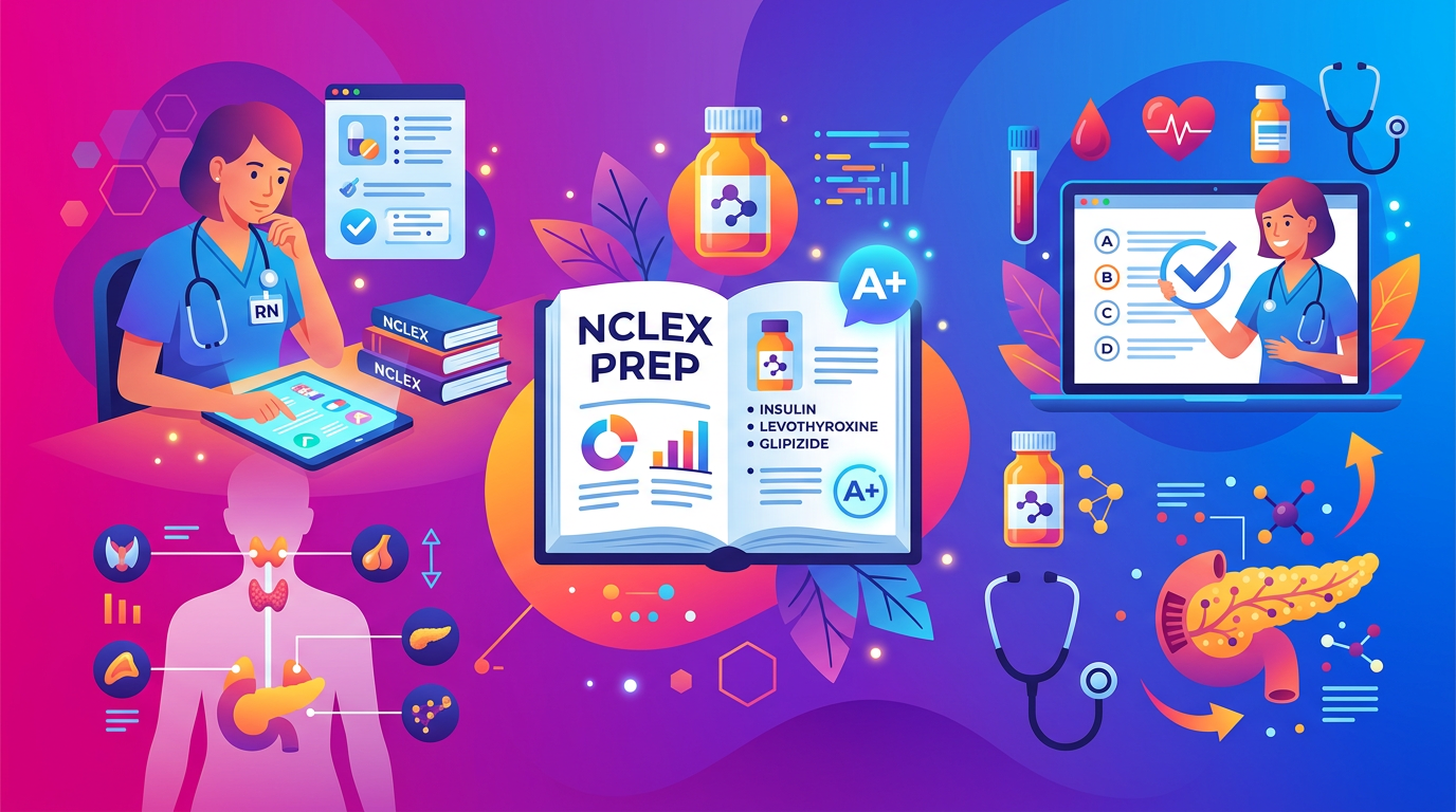 NCLEX Endocrine Medication Practice Questions with Answers