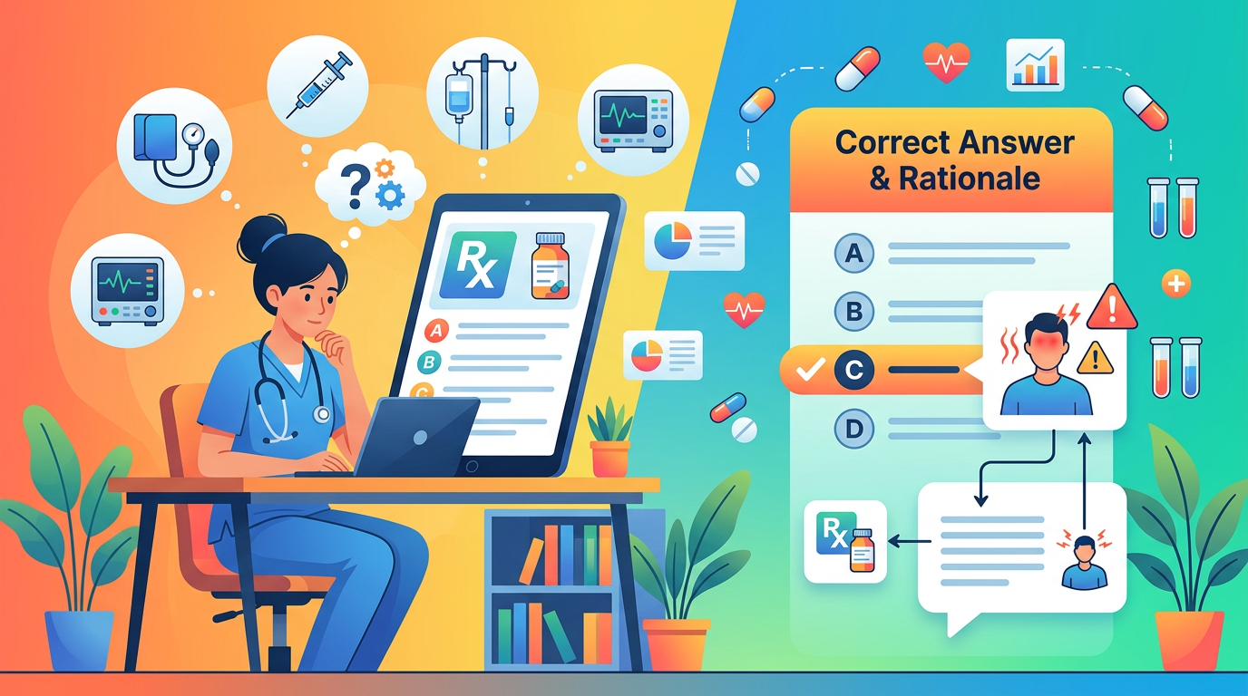 NCLEX Adverse Effect Practice Questions with Answers