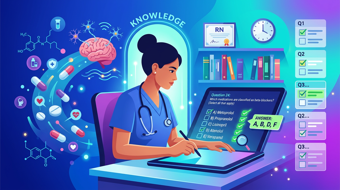 NCLEX Pharmacology SATA Practice Questions with Answers