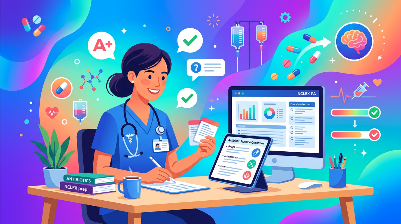 Easy NCLEX Antibiotic Practice Questions