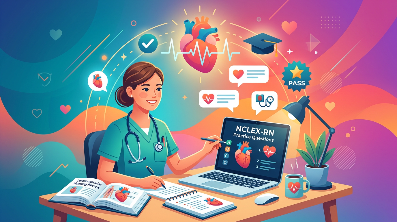 Easy NCLEX Cardiovascular Practice Questions