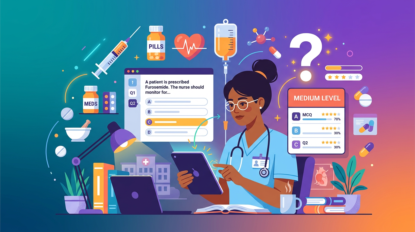 Medium NCLEX Medication Practice Questions
