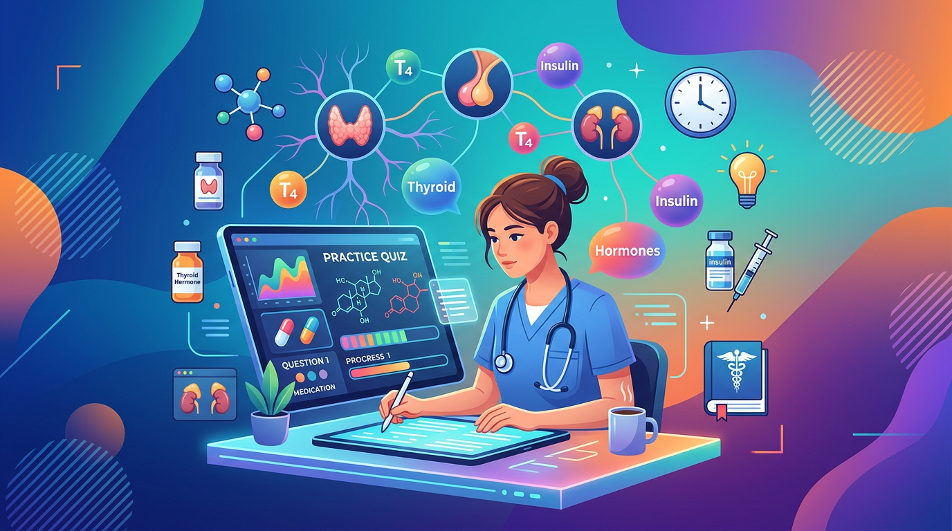 Medium NCLEX Endocrine Medication Practice Questions