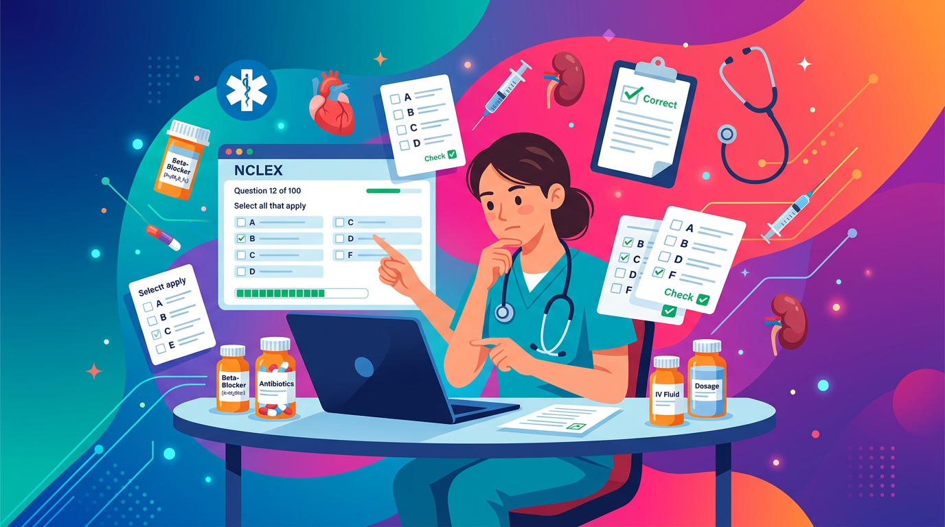 Medium NCLEX Pharmacology SATA Practice Questions