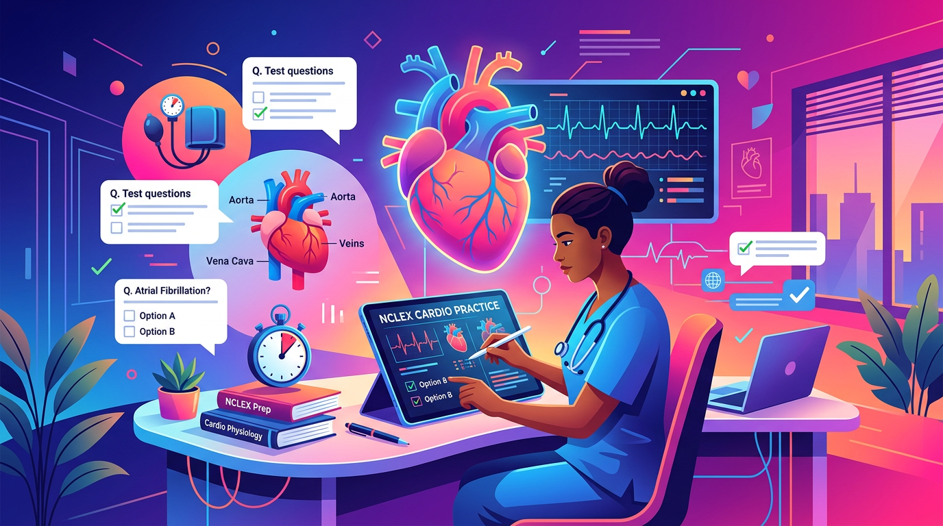 Hard NCLEX Cardiovascular Practice Questions