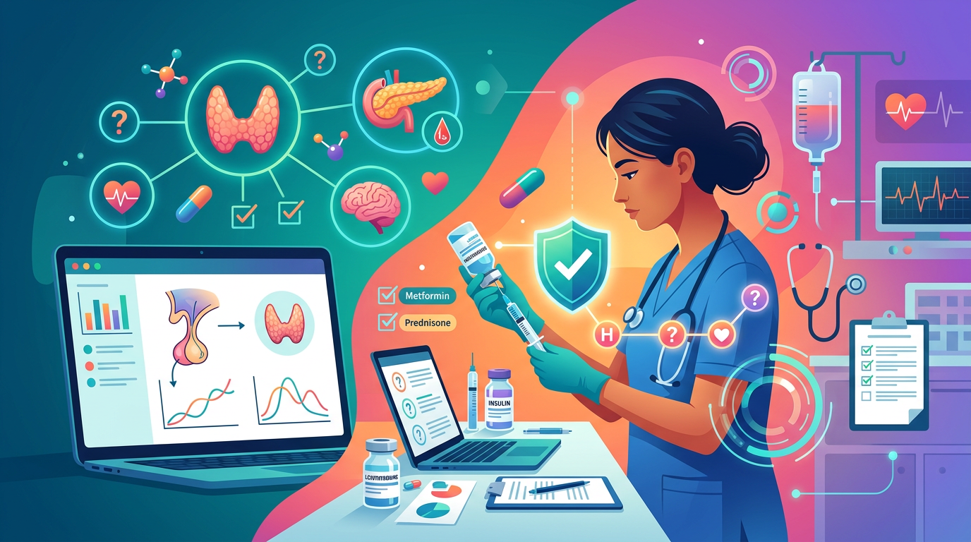 Hard NCLEX Endocrine Medication Practice Questions