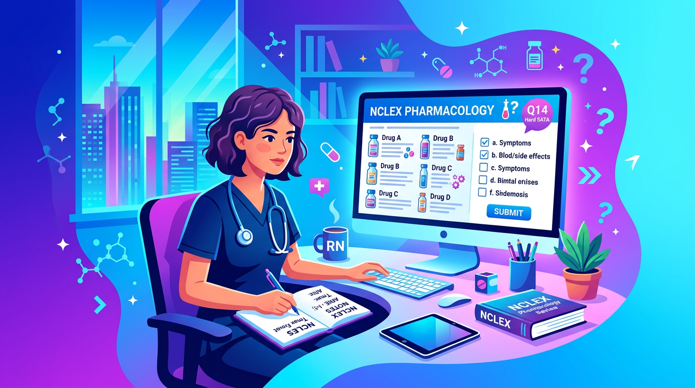 Hard NCLEX Pharmacology SATA Practice Questions