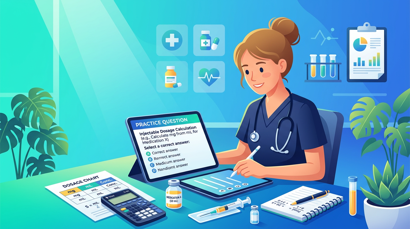 Injectable Dosage Practice Questions with Answers